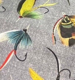 Fly Rod Sleeve- Salmon Flies