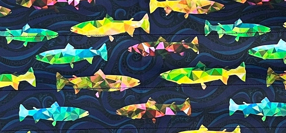 Fly Reel Case- Kaleidoscope Trout