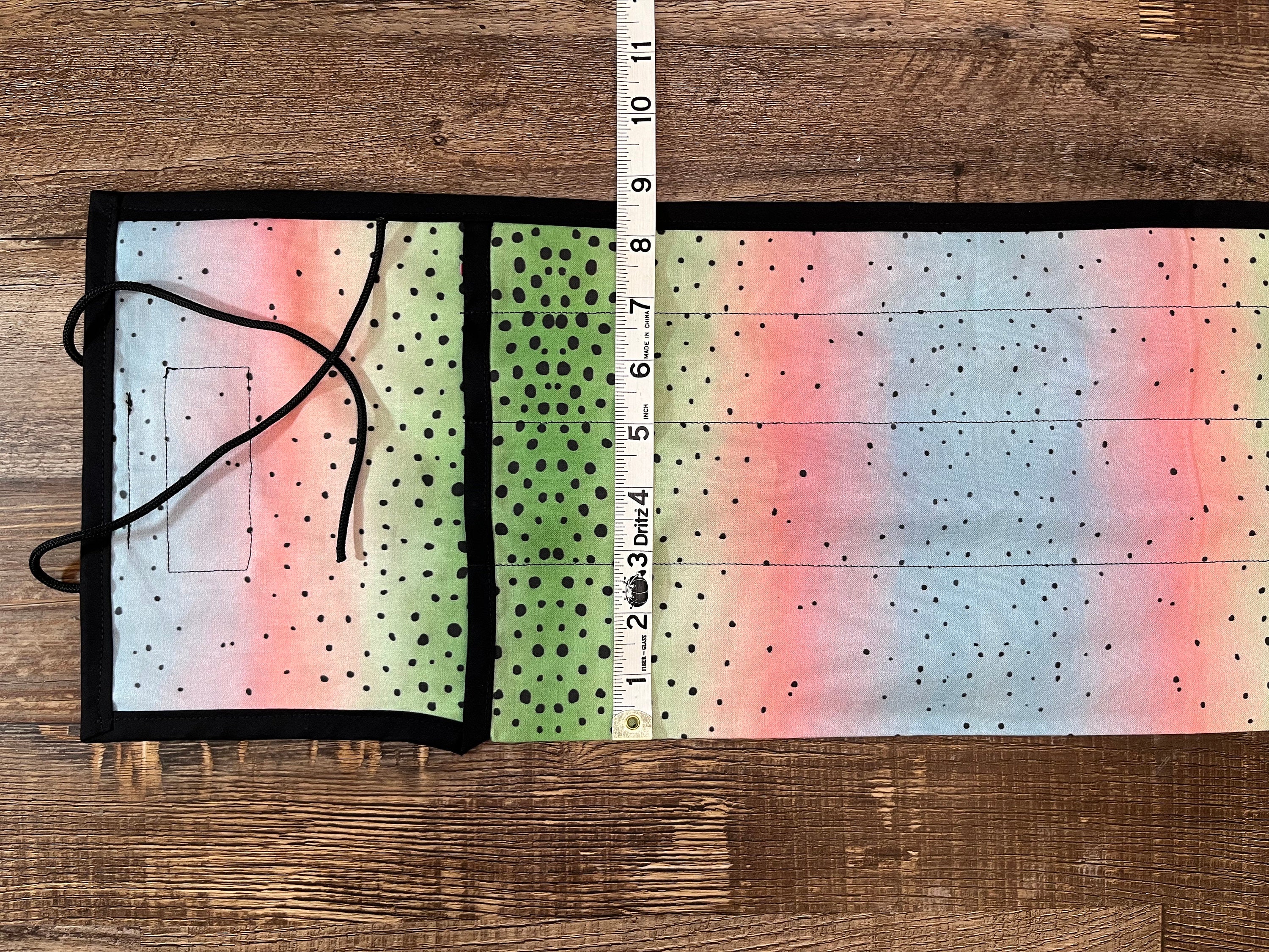 Fly Rod Sleeve- Teal Topography