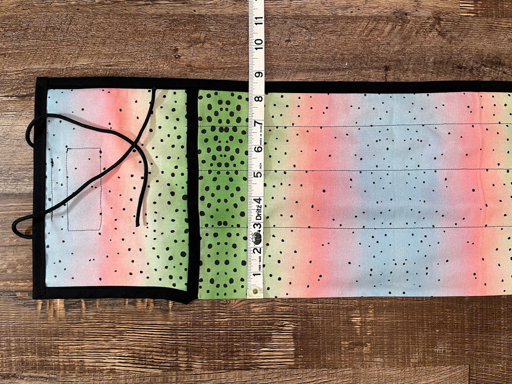 Fly Rod Sleeve- Charcoal Topography