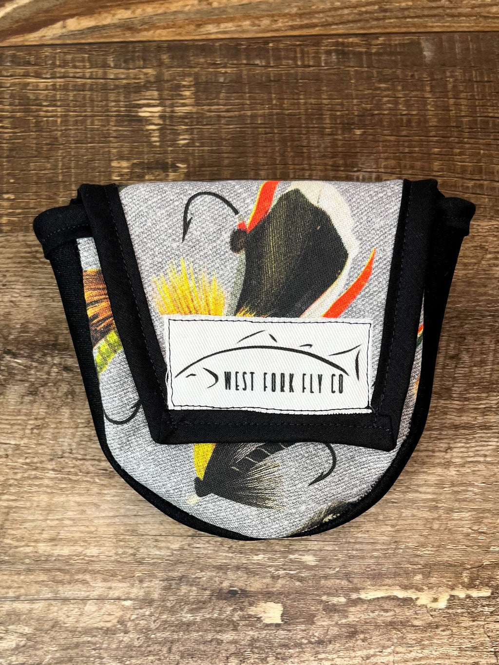 Fly Reel Case- Salmon Flies
