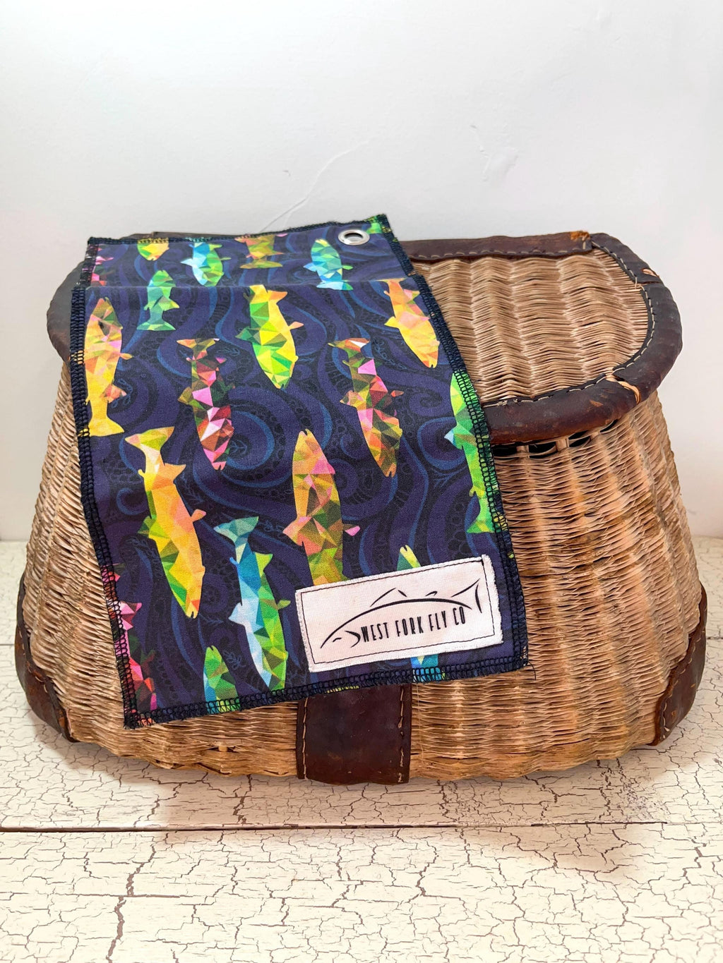 Angler Towel-Kaleidoscope Trout