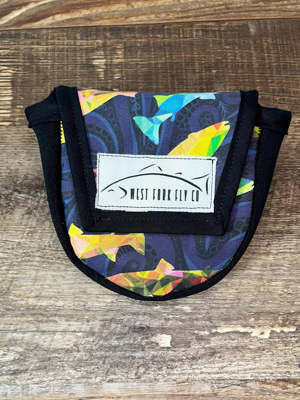 Fly Reel Case- Kaleidoscope Trout