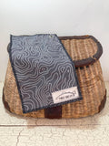 Angler Towel-Charcoal Topography