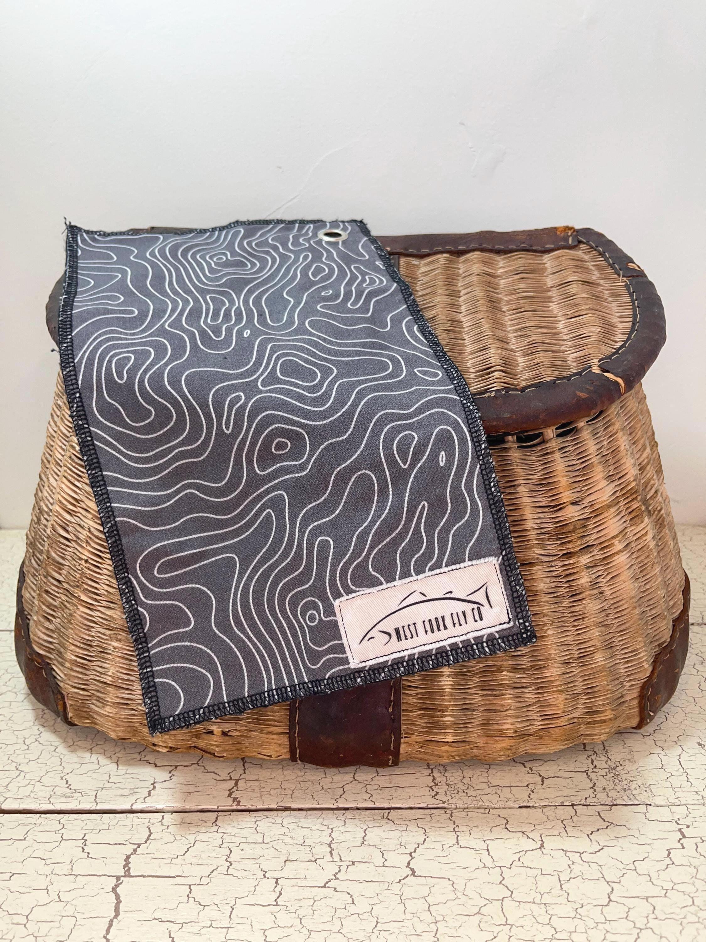 Angler Towel-Charcoal Topography