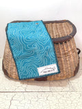 Angler Towel-Teal Topography