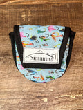 Fly Reel Case- Blue Flies