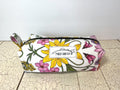 Mountain Wildflowers Zipper Pouch: Handmade Cotton Travel Organizer