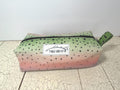 Rainbow Trout Zipper Pouch: Handmade Cotton Travel Organizer