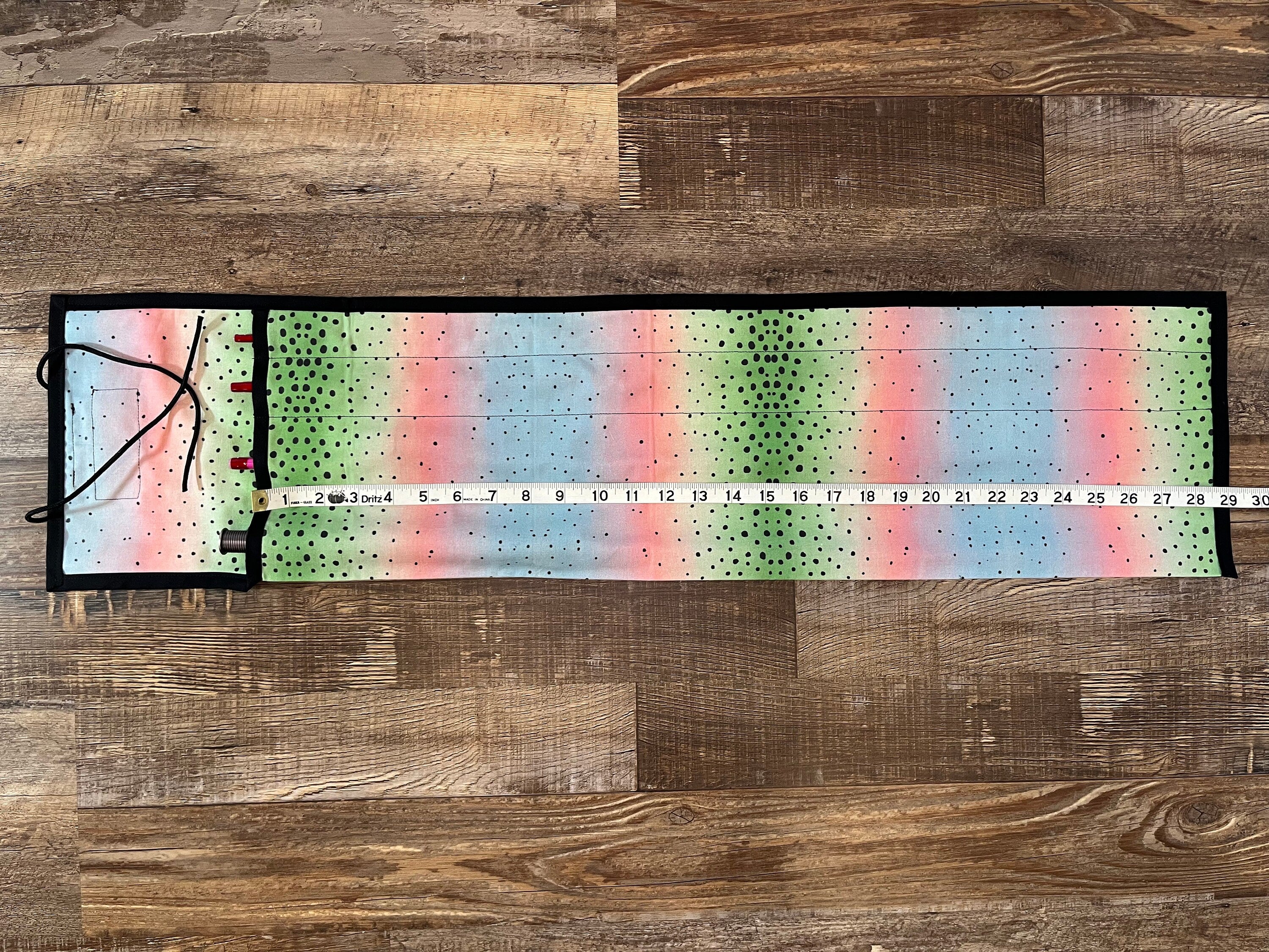 Fly Rod Sleeve- Charcoal Topography