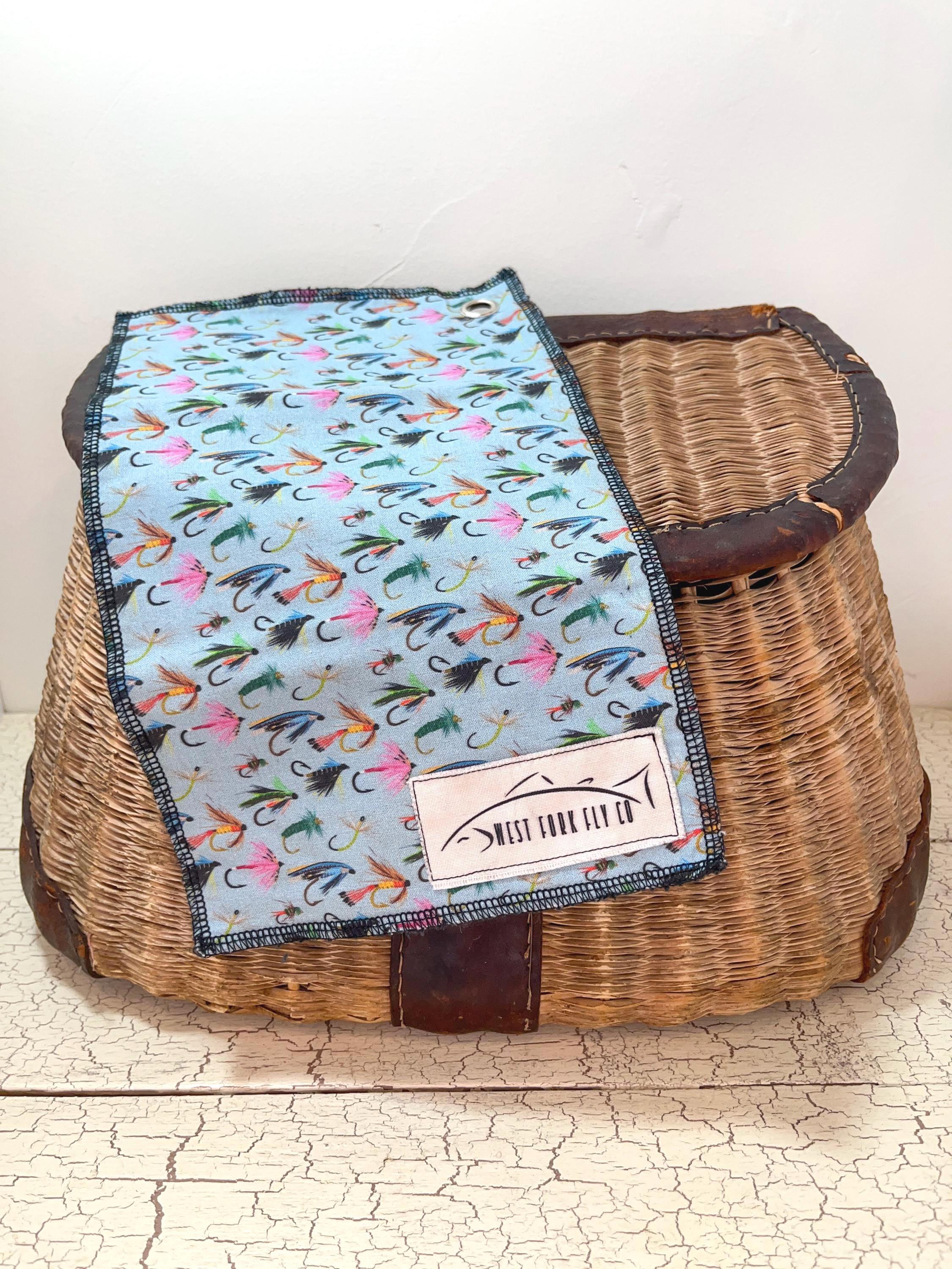 Angler Towel-Blue Flies